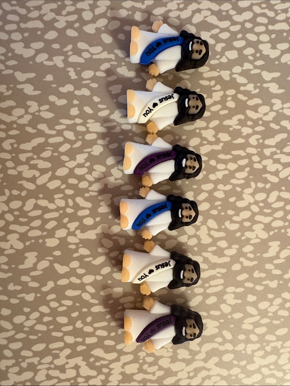 Jesus Figure- Assorted Blue & Purple Robes
